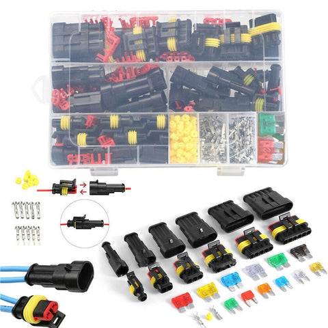 12V Waterproof Car Electrical Wire Connectors Terminals