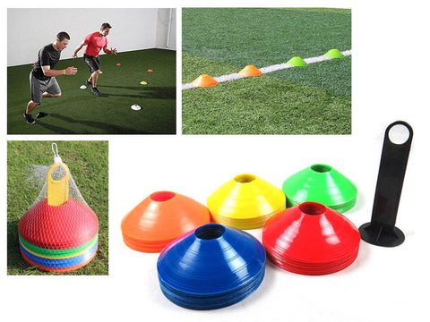 50PCS Training Cones, Marker Cones, Training Cones Set + Holder