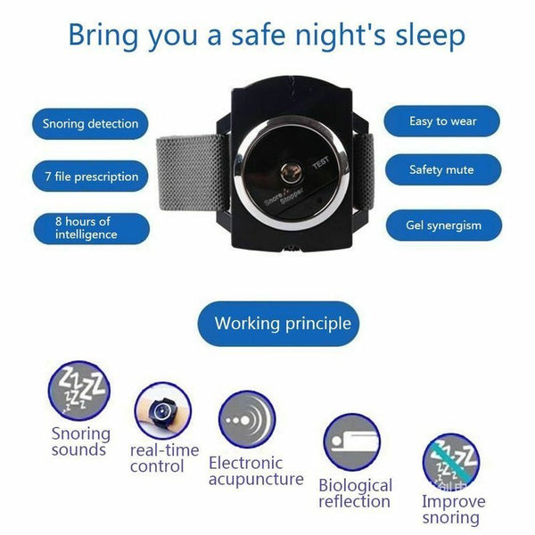 Snore Stopper Watch Infrared Intelligent Anti-Snoring