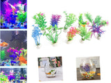 10 x Aquarium Artificial Plant Fish Tank Plant (Varied Styles)