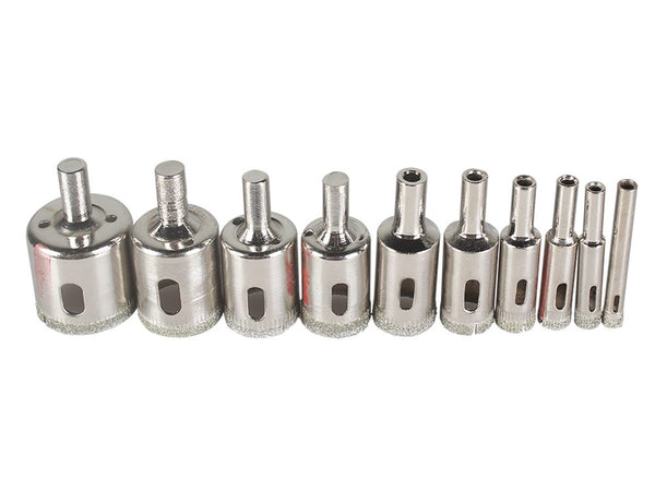 10PCS Diamond Hole Saw Drill Bits