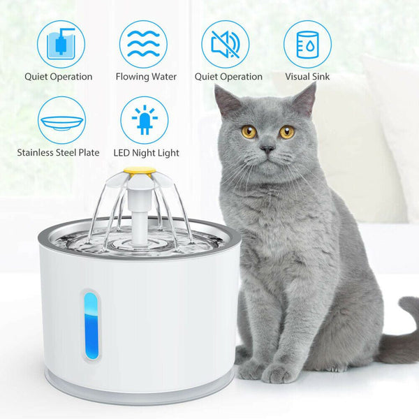 Cat Pet Auto Electric Water Feeder