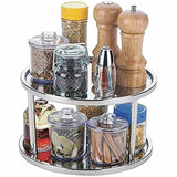 2pcs Lazy Susan Turntable Rotating Kitchen Organiser