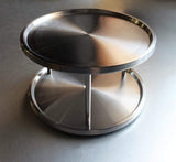 2pcs Lazy Susan Turntable Rotating Kitchen Organiser