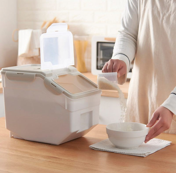 10kg Rice Storage Container Kitchen Food Bins