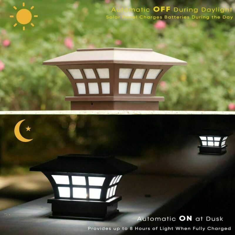 Solar Lights Outdoor Post Cap Lamp –