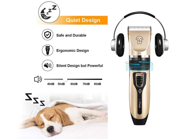 Dog Pet Clippers Cordless Grooming Kit
