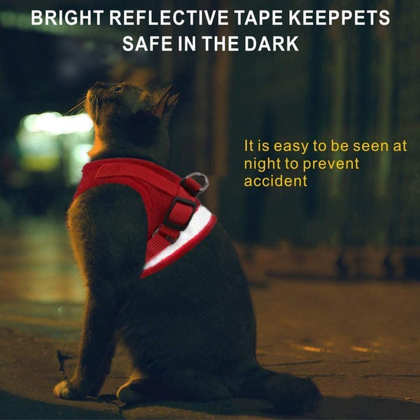 Cat Vest Harness Leash Set