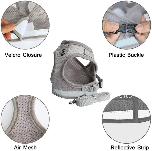 Cat Vest Harness Leash Set XL