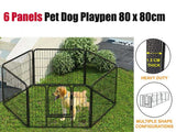 Dog Play Pen Pet Playpen - 6 Panels