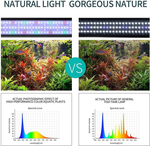 Fish Tank Light Aquarium Lights LED Size L