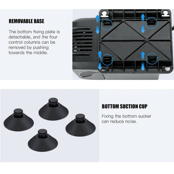 Water Pump Fountain Fish Tank Pond Aquarium Pump