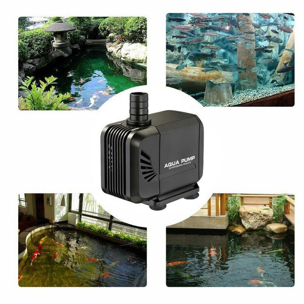 Water Pump Fountain Fish Tank Pond Aquarium Pump