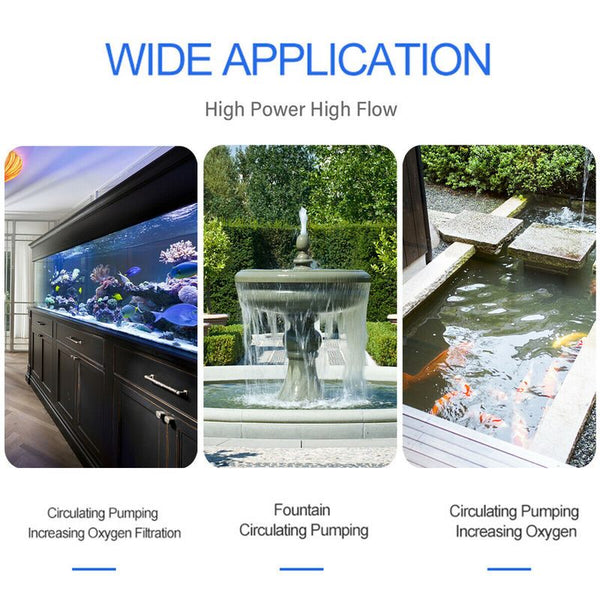 Water Pump Fountain Fish Tank Pond Aquarium Pump
