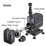 Water Pump Fountain Fish Tank Pond Aquarium Pump