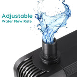 Water Pump Fountain Fish Tank Pond Aquarium Pump