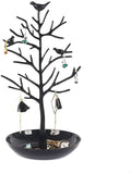 Jewellery Stand Organiser Tree Bird Ring Earring Necklace Holder