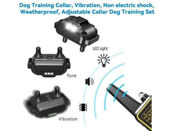 Pet Dog Training Collar Dog Bark Collar + Charger