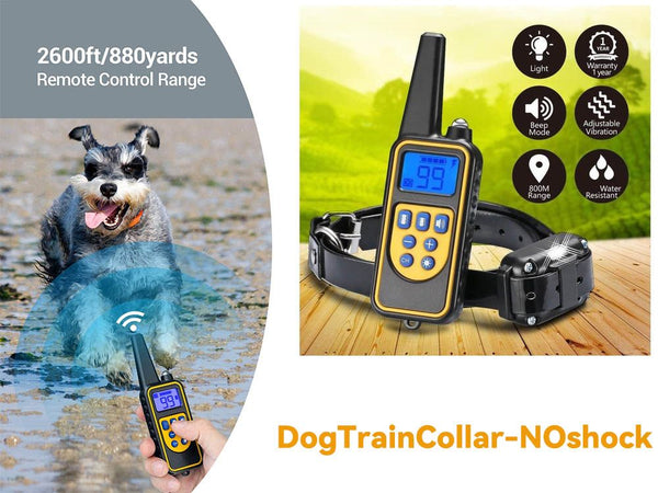 Pet Dog Training Collar Dog Bark Collar + Charger
