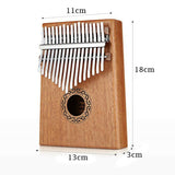 17 Key Kalimba Pocket Thumb Piano Mini Keyboard