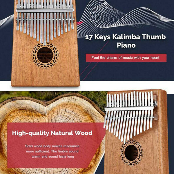 17 Key Kalimba Pocket Thumb Piano Mini Keyboard