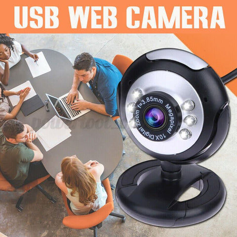 LED Webcam With Mic