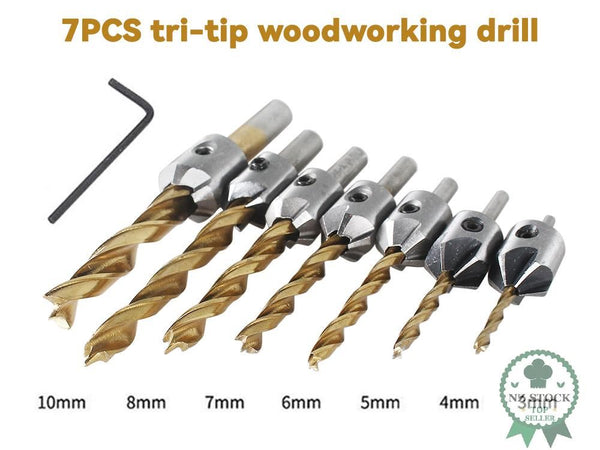 Drill Bits 3mm-10mm for Woodworking