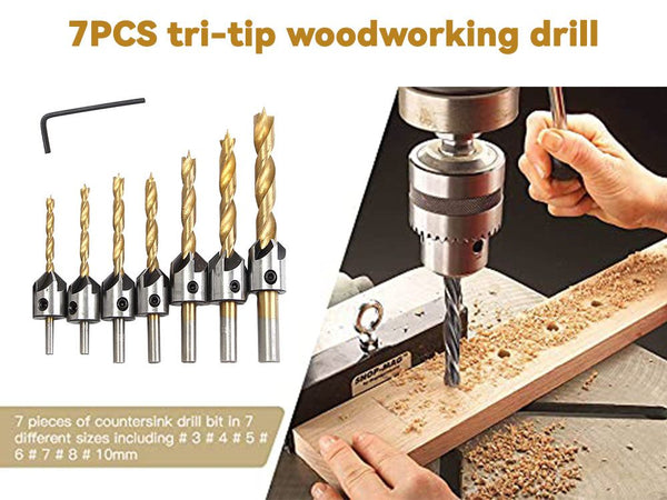 Drill Bits 3mm-10mm for Woodworking
