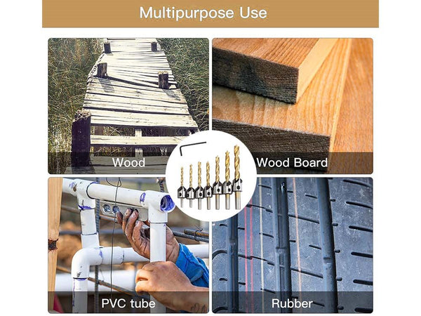 Drill Bits 3mm-10mm for Woodworking