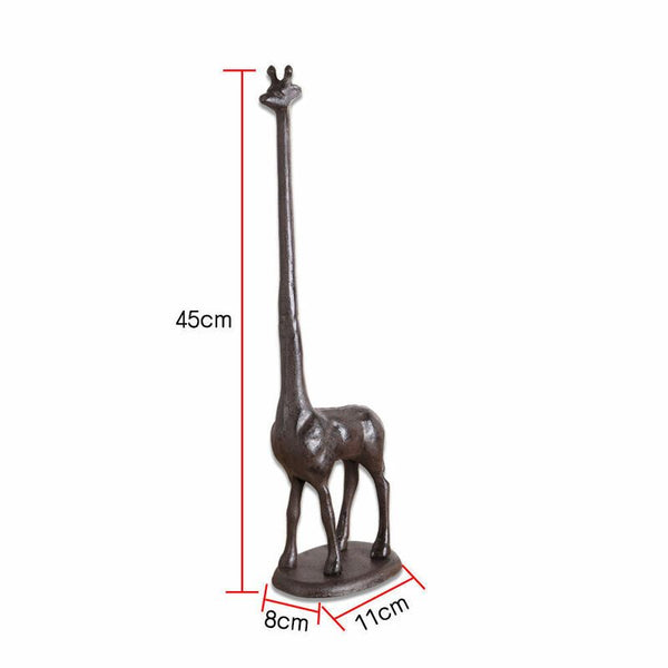 Toilet Paper Holder Cast Iron Giraffe Towel Stand