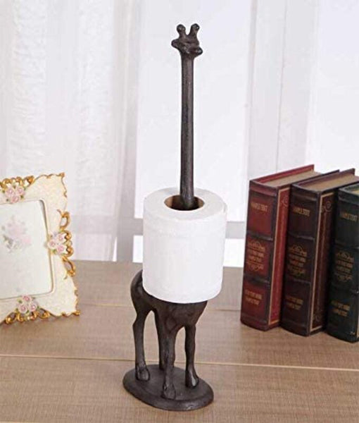 Toilet Paper Holder Cast Iron Giraffe Towel Stand