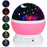 Starry Night Light Sky Projector Star Lamps Rotating Cosmos