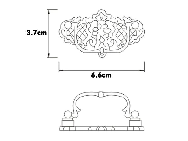Cabinet Drawer Handles 28mm