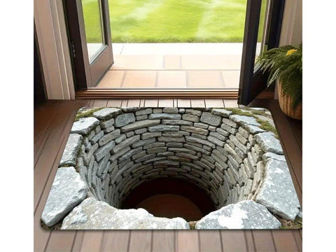 3D Optical Illusion Endless Abyss Non-Slip Doormat 40x60cm