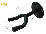 Heavy-Duty Foam-Padded Steel Guitar Hanger Wall Mount