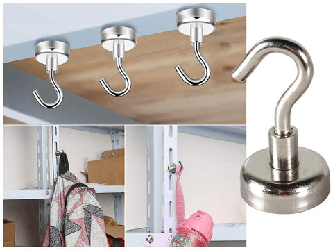 6pcs Powerful Neodymium Heavy Duty Magnetic Hooks