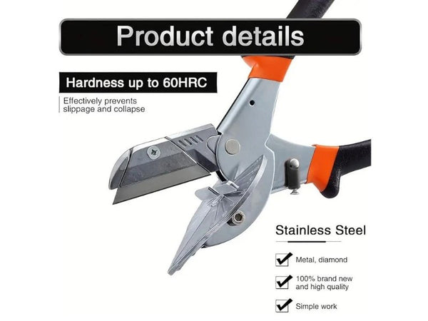 Adjustable Multi-Angle Miter Shears-PVC Trunking & Pruning Snips