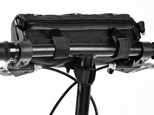 Large Capacity Waterproof Bike Handlebar Bag with Shoulder Strap