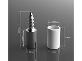 20PCS Self-tapping Screws Cabinet Laminate Support Holder Screws