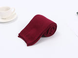 Knee Thigh High Stockings Cotton Leg Warmer,Black