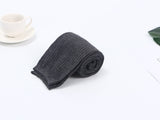 Knee Thigh High Stockings Cotton Leg Warmer,Black