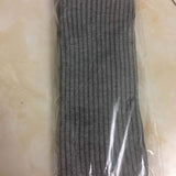 Knee Thigh High Stockings Cotton Leg Warmer,Black