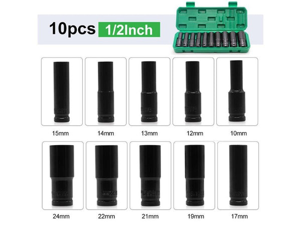 1/2 Inch Wrench Sockets Set