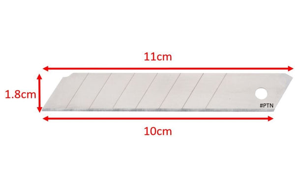 18mm 10pc Universal Snap off blade Refill Knife for Utility Knife sk-4