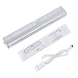 10LED WARM Recharageble Night Light LED Motion Sensor Closet Indoor Stair