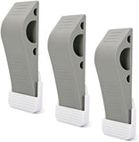 Rubber Door Stop Wedge Security Door Stop with Holder 3PCS