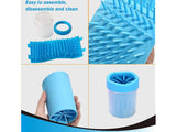 Portable Dog Paws Cleaner Cup Pet Cleaning Brush