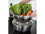 Vegetable Slicer Grater Vegetable Washing Basket Drain 3 in 1