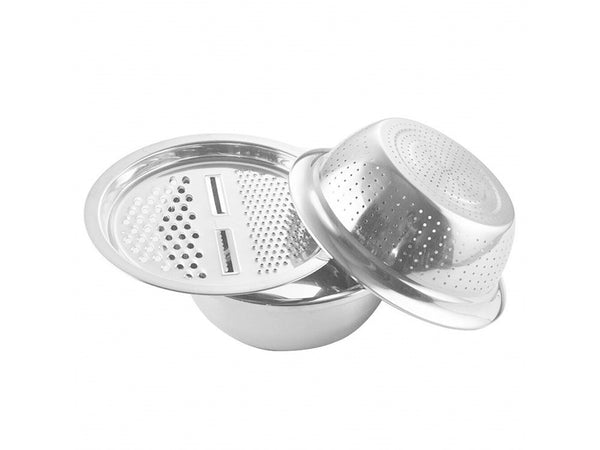 Vegetable Slicer Grater Vegetable Washing Basket Drain 3 in 1