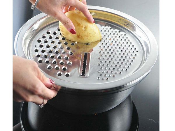 Vegetable Slicer Grater Vegetable Washing Basket Drain 3 in 1